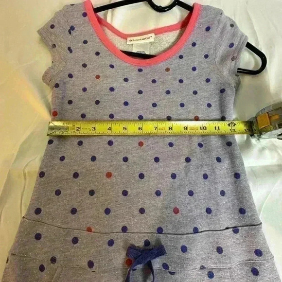 American Girl | Sparkle Purple Polka dot "Recess Ready" Tunic Dress | Size 10 - Picture 9 of 11